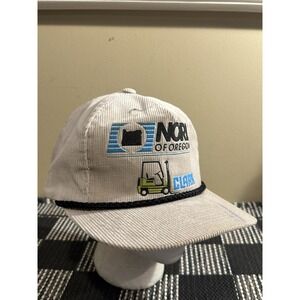 Vintage Clark Norlft Corduroy SnapBack Hat